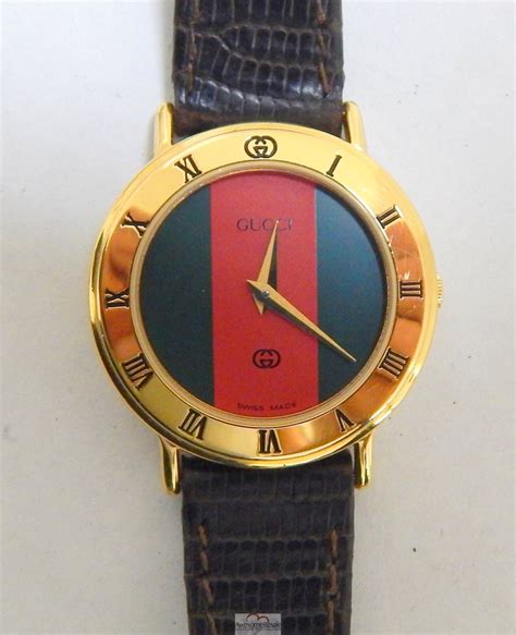 gucci watch green red